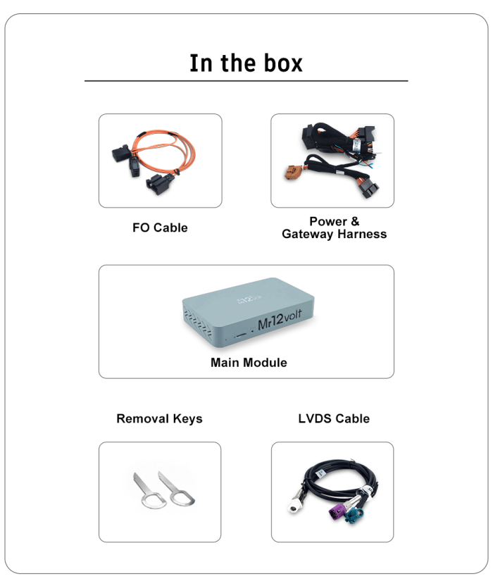 Mr12volt Audi MMI 3G 3G+ CarPlay & AA Interface A4 A5 A6 A7 Q5 Q7 DSP OEM Mic Support - Image 4
