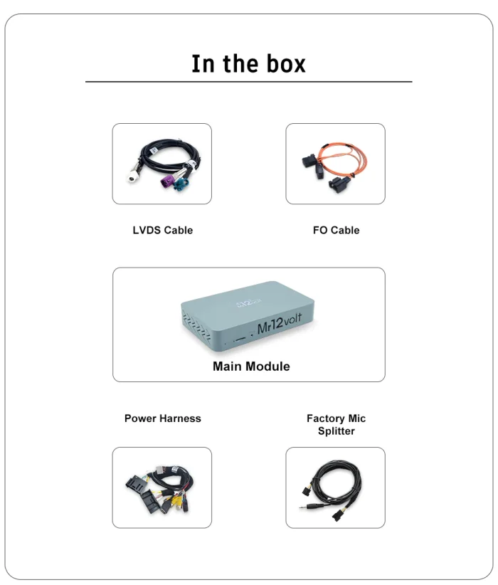 Mr12volt Mercedes Benz High End CarPlay & Android Auto Interface W221 NTG3.5 (2009-2012 facelift) - Image 4