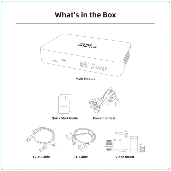 Mr12volt Porsche CarPlay Android Auto w/ DSP + MOST PCM 3.1 MM with integrated mic (P3000) - Image 2