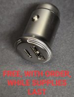 Mr12Volt Car USB C Charger 30W Zine Alloy Cover