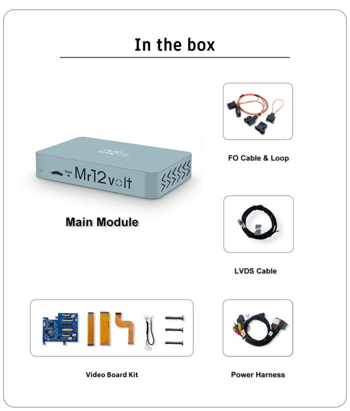 Mr12Volt Range Rover Sports L320 / Land Rover Discovery 4 MOST Bus CarPlay & AA Interface OEM mic support - Image 2